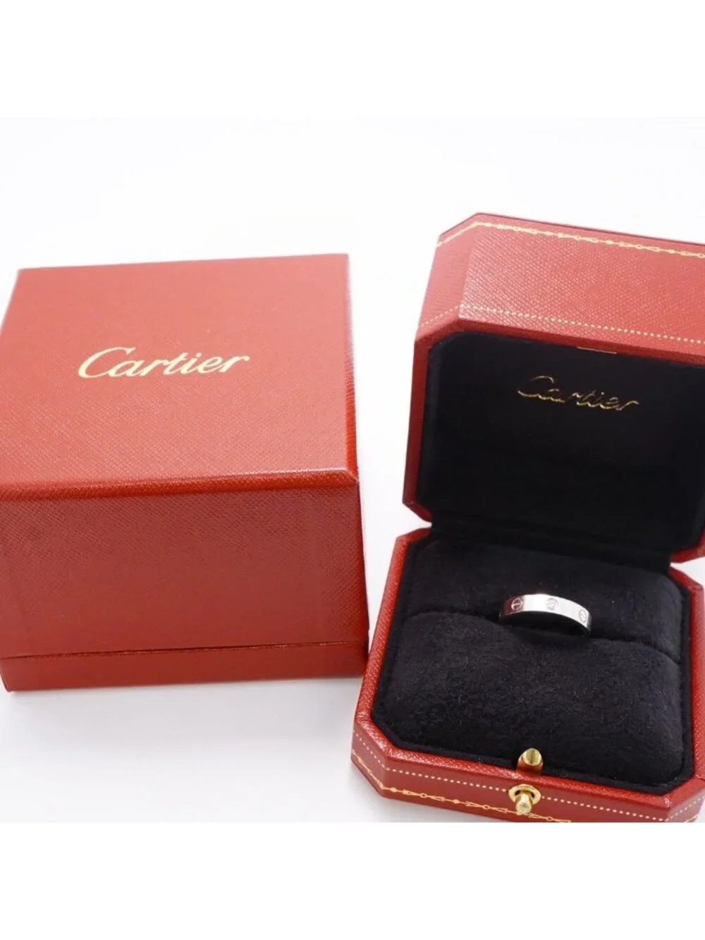Cartier Ring Mini Love 18k White Gold Diamond